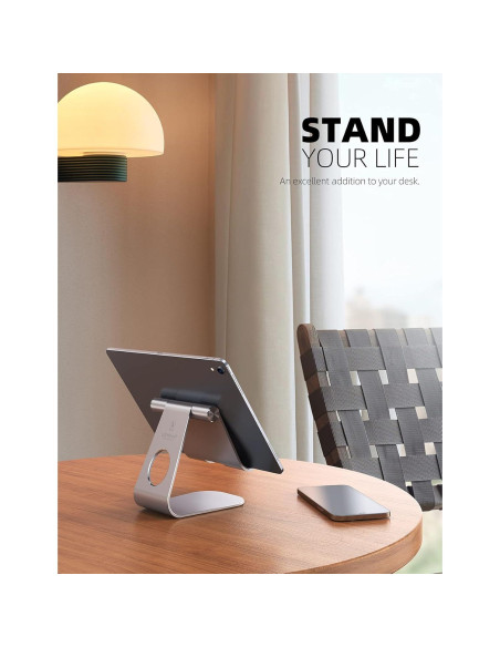 Soporte para Tableta Lamicall ISD 0003 Ajustable Plata 10-33 cm Soporte para Tableta Lamicall ISD 0003 Ajustable Plata 10-33 cm