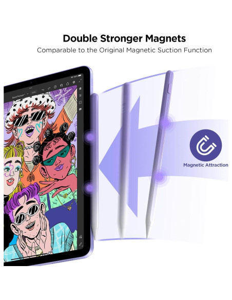 Stylus Pen DEGEE para iPad 2018-2024, Carga Rápida 15 min Stylus Pen DEGEE para iPad 2018-2024, Carga Rápida 15 min