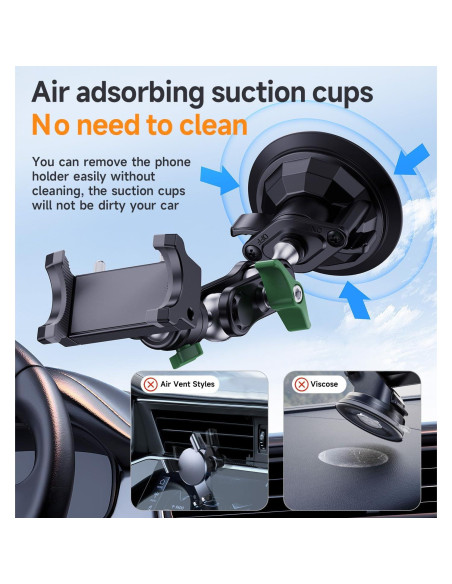 Soporte para Teléfono de Coche MAGIC JOHN Ajustable 360 Soporte para Teléfono de Coche MAGIC JOHN Ajustable 360