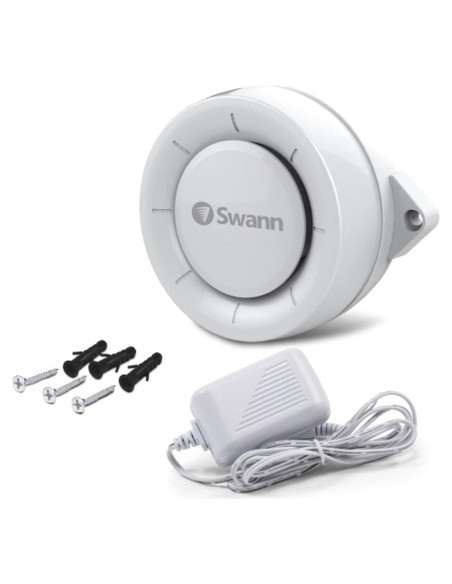Sirena Interior Wi-Fi Swann SWIFI-ISIREN-GL, 45g, Control App Sirena Interior Wi-Fi Swann SWIFI-ISIREN-GL, 45g, Control App
