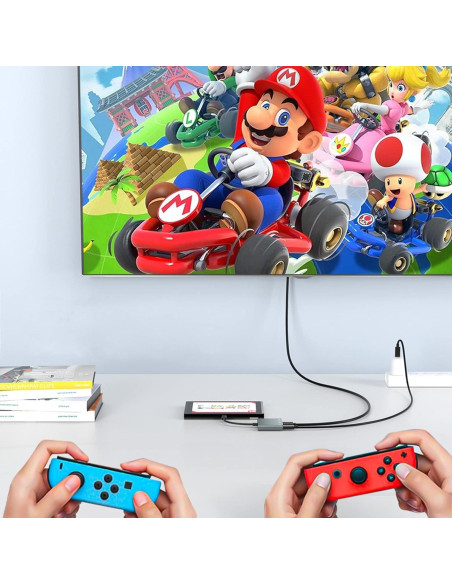Adaptador USB-C a HDMI 4K Mindorlen con carga rápida Adaptador USB-C a HDMI 4K Mindorlen con carga rápida