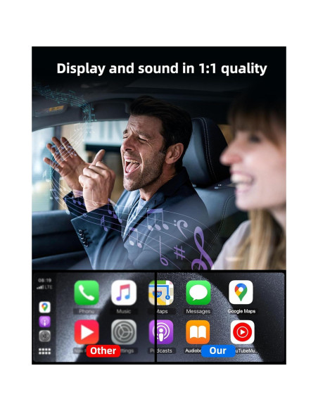 Adaptador Inalámbrico CarPlay COCHEJUGAR 2024 USB Bluetooth Adaptador Inalámbrico CarPlay COCHEJUGAR 2024 USB Bluetooth