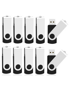 Paquete de 10 Unidades Flash USB 2.0 KOOTION 4GB Negro