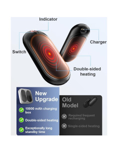 Calentadores de Manos ZIQENLK N6 Recargables 14000mAh Doble Calor 2