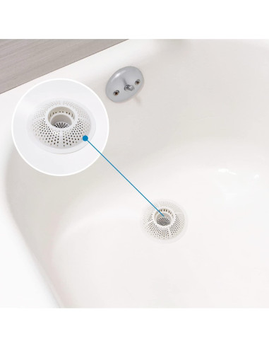 Cubierta de desagüe Evriholder Hairstopper, paquete de 3