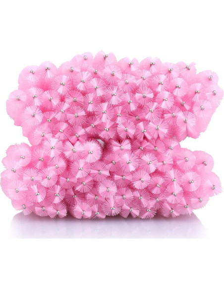 G2PLUS 300pcs Cepillos de Pestañas Desechables Rosas 10cm G2PLUS 300pcs Cepillos de Pestañas Desechables Rosas 10cm