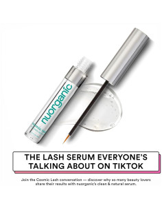 Suero para Pestañas NuOrganic 8ml | Crecimiento Natural Sin Prostaglandinas 2