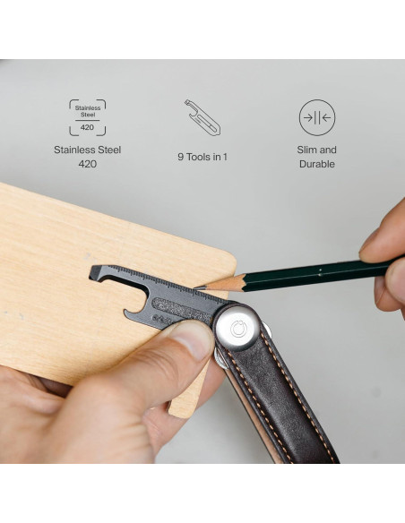 Multi-Tool Orbitkey V2 - Negro, Acero Inoxidable, Compacta Multi-Tool Orbitkey V2 - Negro, Acero Inoxidable, Compacta