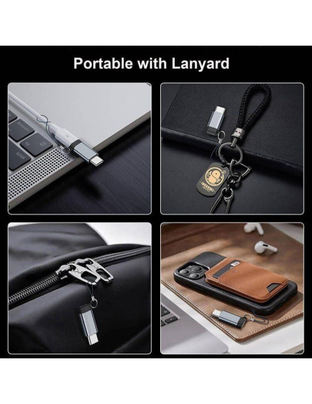 Paquete de 5 Adaptadores USB C a Lightning UWOXX - Carga Rápida Paquete de 5 Adaptadores USB C a Lightning UWOXX - Carga Rápida