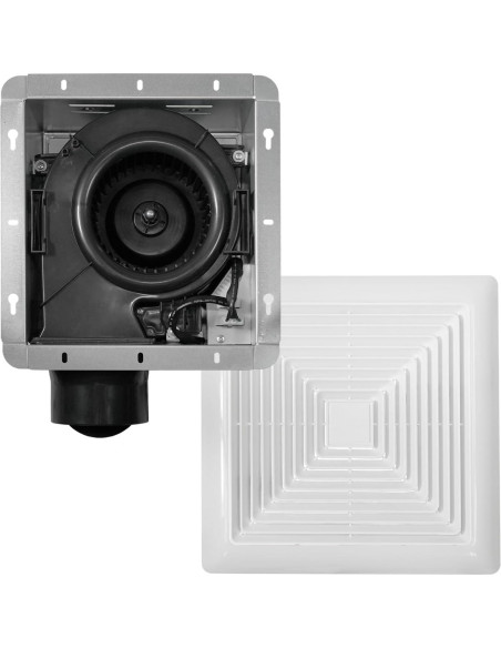 Ventilador de Baño BV 110CFM LED Silencioso 800lm Ventilador de Baño BV 110CFM LED Silencioso 800lm