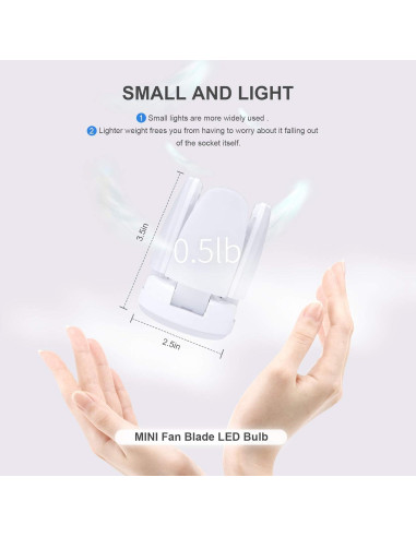 Paquete de 2 Bombillas LED Rieyue 35W Luz Diurna 6500K E26