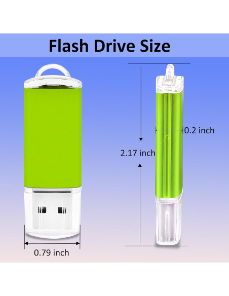 Pendrive USB 2.0 2GB Nicepicten Paquete de 20 Verde Pendrive USB 2.0 2GB Nicepicten Paquete de 20 Verde