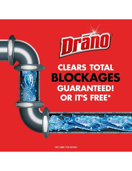 Drano Max Gel 80 Oz Removedor de Obstrucciones para Drenajes Drano Max Gel 80 Oz Removedor de Obstrucciones para Drenajes