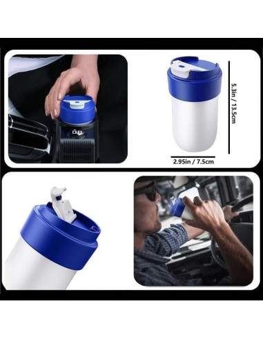 Enfriador y Calentador de Tazas YUEMIDAMY 12V 2 en 1