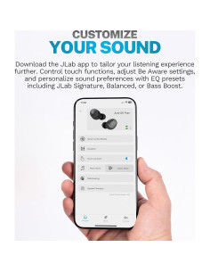 Auriculares Inalámbricos JLab Go Pop+ Bluetooth 5.3 Negro 2