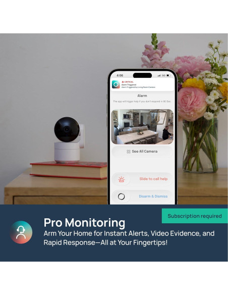 Cámara de Seguridad Luna Home Eye 360 AI Wi-Fi Negro Cámara de Seguridad Luna Home Eye 360 AI Wi-Fi Negro