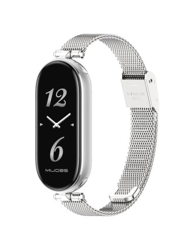 Correa MIJOBS para Xiaomi Mi Band 8/9 Ajustable de Acero
