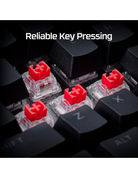 Teclado mecánico HyperX Alloy Rise 75 Wireless - 80h batería Teclado mecánico HyperX Alloy Rise 75 Wireless - 80h batería