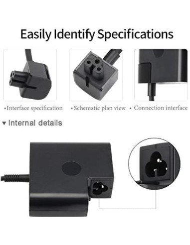Cargador USB Tipo-C 65W BULL-TECH para HP Spectre x360