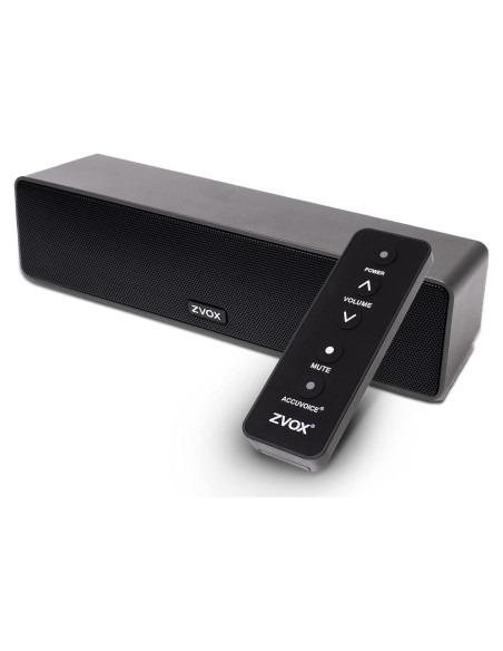 ZVOX Barra de Sonido AV100 Compacta con Aumento de Voz ZVOX Barra de Sonido AV100 Compacta con Aumento de Voz