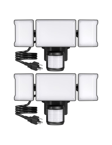 Luz de Inundación LED Olafus 75W con Sensor de Movimiento, 7500LM