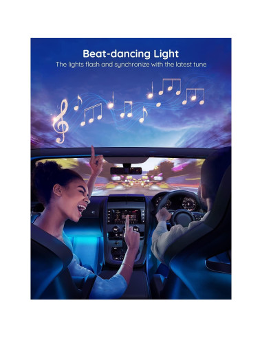 Luces LED para Auto Govee RGB con Control App 12V