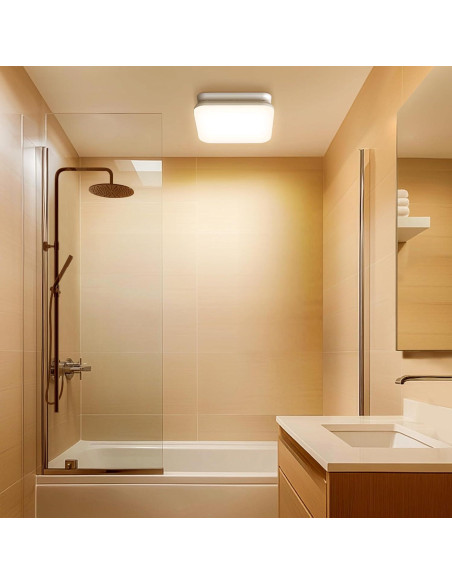 Ventilador de Baño Consciot 50 CFM con Luz LED 1000lm Ventilador de Baño Consciot 50 CFM con Luz LED 1000lm