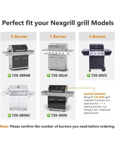 Kit de Repuesto Nexgrill 720-0882A 15 Piezas Parrilla Gas 2