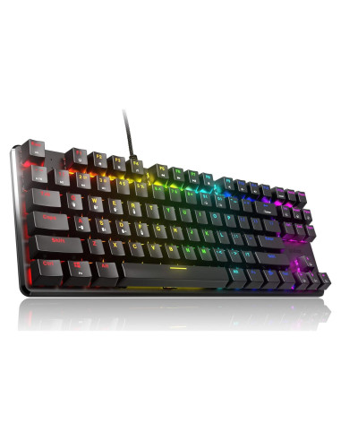 Teclado Mecánico TKL Pulsar Gaming Gears PK001 RGB USB Rojo