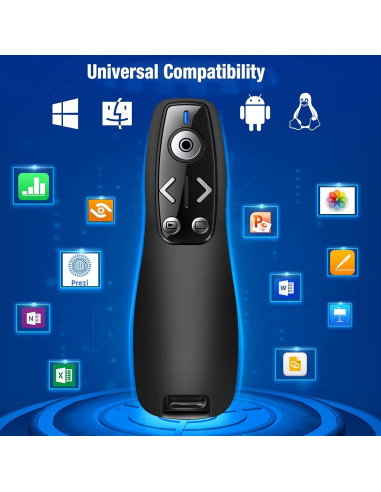 Controlador Inalámbrico de Presentación ELISWEEN E600 USB-C