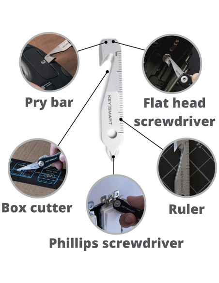 KeySmart MultiTool 5-en-1 - Mini Multiherramienta EDC KeySmart MultiTool 5-en-1 - Mini Multiherramienta EDC