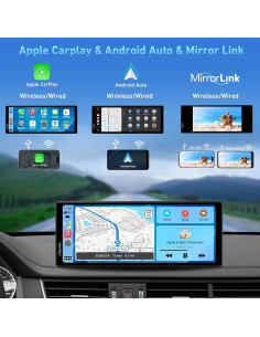 Pantalla Carplay Carpuride C92 9.3" GPS Bluetooth y cámara 2