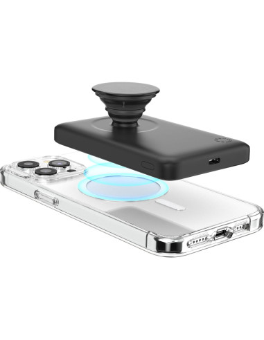 PowerPack PopSockets Batería Portátil 5000mAh - Negro