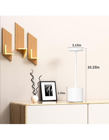 Lámpara de Mesa Inalámbrica SAKRINGT 5000mAh LED Regulable