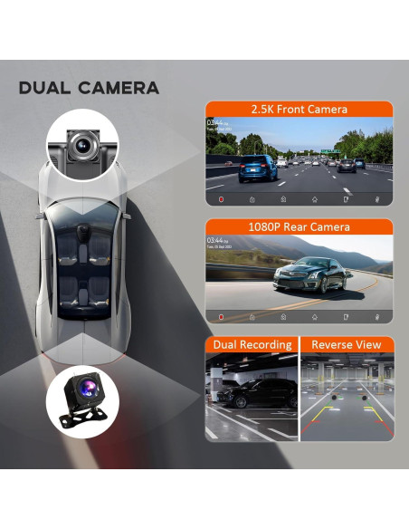Pantalla 10.26" Wireless CarPlay M CARKUMI con Cámara 2.5K Pantalla 10.26" Wireless CarPlay M CARKUMI con Cámara 2.5K