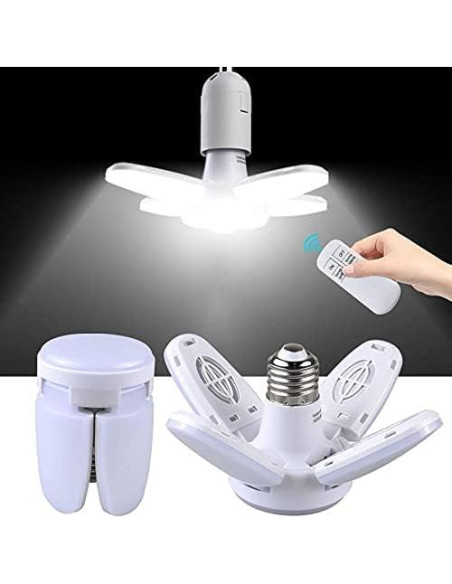 Bombilla LED E27 TKUS 28W con Control Remoto y Temporizador Bombilla LED E27 TKUS 28W con Control Remoto y Temporizador