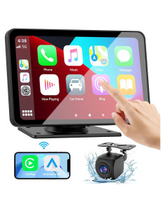 Pantalla táctil portátil 7" ZEMBUKlL Carplay Android Auto HD