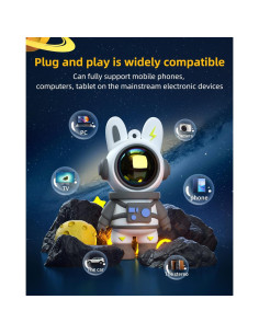 Unidad Flash USB Conejo Espacial Bilious 64GB Cian 2