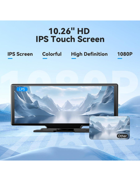 Estéreo Inalámbrico HD Veralady 10.26" con CarPlay y Android Auto Estéreo Inalámbrico HD Veralady 10.26" con CarPlay y Android Auto
