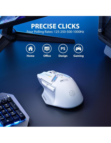 Ratón Gaming INPHIC IN9 Inalámbrico 10000 DPI RGB