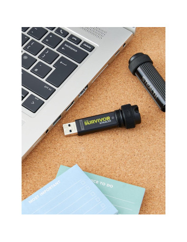 Pendrive Corsair Flash Survivor Stealth 64GB USB 3.0 Negro