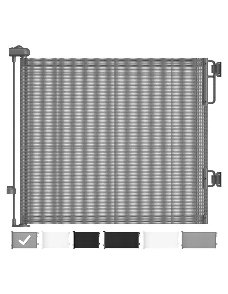 Puerta Retráctil Cumbor 88,9 cm para Perros y Gatos - Gris Puerta Retráctil Cumbor 88,9 cm para Perros y Gatos - Gris