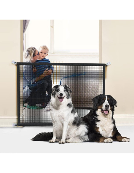 Puerta de Malla para Perros Cupount 73,66x96,52 cm Puerta de Malla para Perros Cupount 73,66x96,52 cm