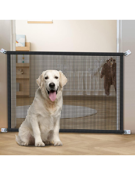 Puerta de Malla para Perros Cupount 73,66x96,52 cm Puerta de Malla para Perros Cupount 73,66x96,52 cm