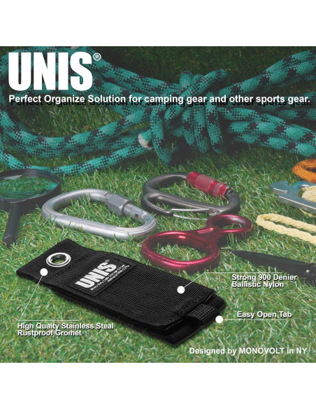Paquete de 8 Correas UNIS para Almacenamiento de Cables Paquete de 8 Correas UNIS para Almacenamiento de Cables