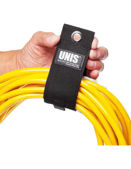 Paquete de 8 Correas UNIS para Almacenamiento de Cables Paquete de 8 Correas UNIS para Almacenamiento de Cables