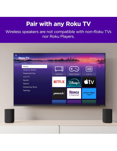 Altavoces Inalámbricos Roku 9020R2 para TV y Soundbar