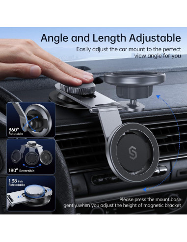 Soporte Magnético para Coche SYNCWIRE para iPhone 16 Pro Max