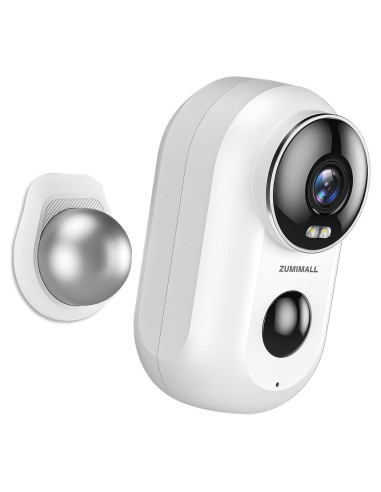 Cámara de Seguridad Inalámbrica ZUMIMALL 2K Exterior IP66
