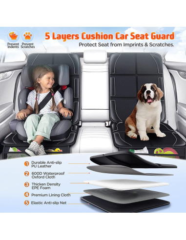 Protector de Asiento de Coche Gimars XL Impermeable 600D